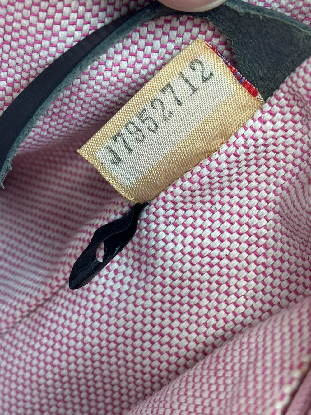 Dooney & Bourke | Vintage Canvas Leather Trim North South Bucket Bag - Picture 9 of 9
